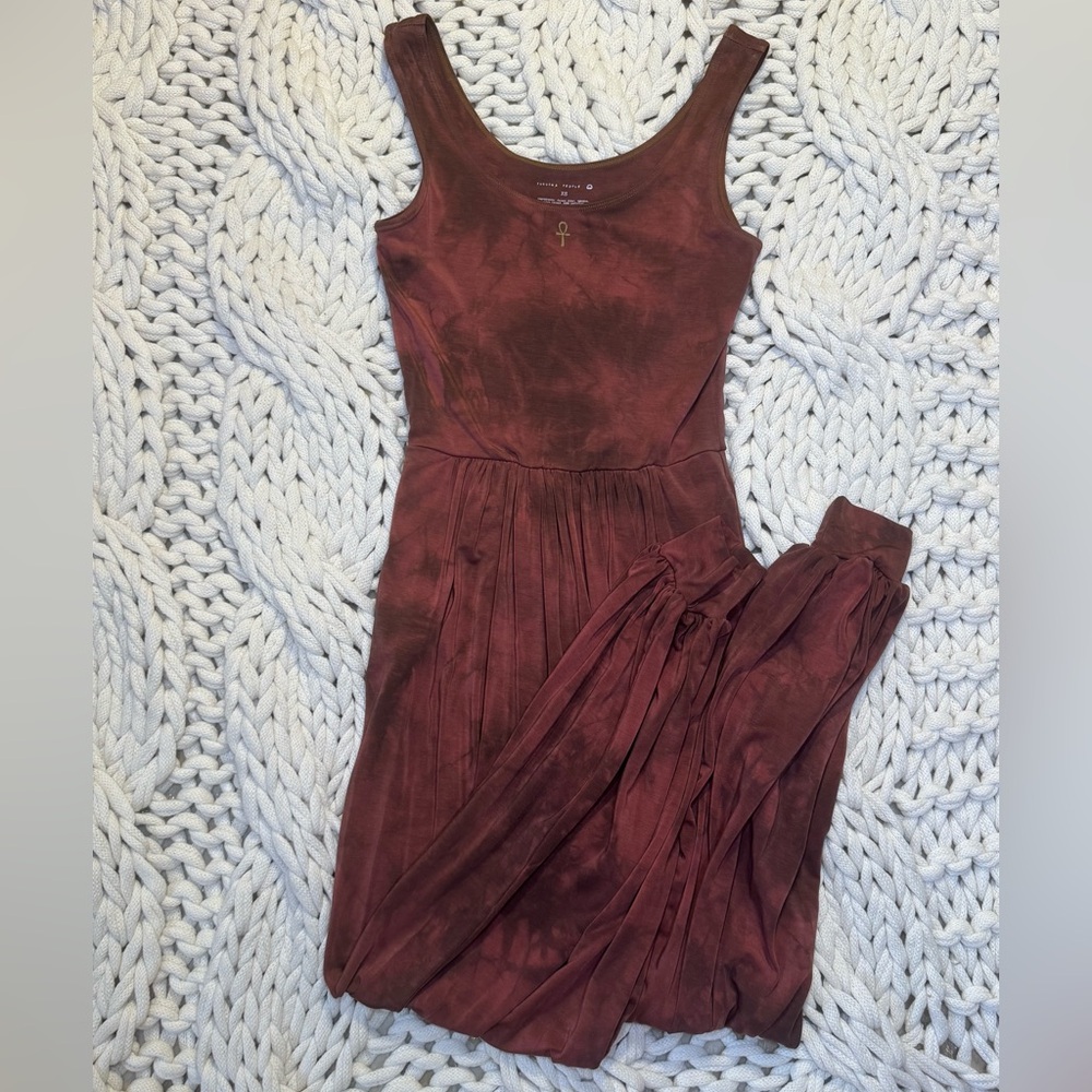 Purusha People Burgundy Jumpsuit